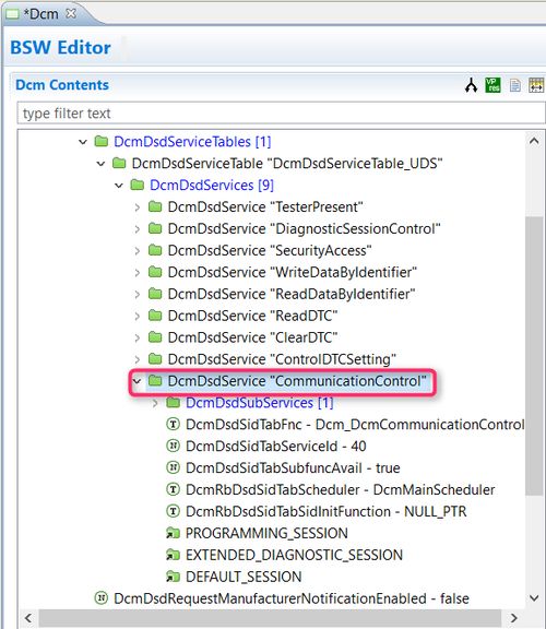 AUTOSAR实战 UDS诊断服务Communication Control(0x28)配置详解与基础软件服务集成